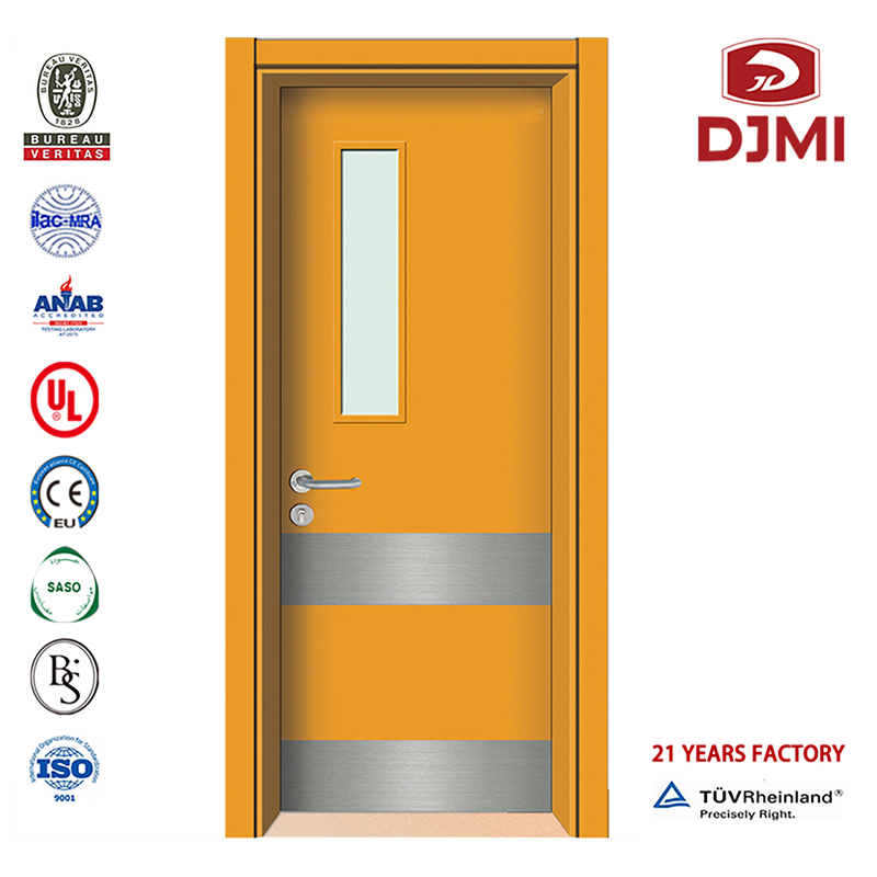 Customized Interior With Glass Window Auto Single Door Design Hpl Doors New Settings Composite Interior Clearnroom Hygienic Mdf Laminated Wood Door Chinese Factory Glass Folding Cleanroom School Wooden Door