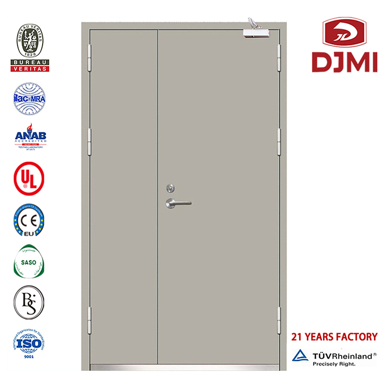 Rated Doors With Glass Windows Fire Proof Steel Door Customized Exterior Rated Bs Cheap Price Double Entry Stainless Fire Wind Resistant Steel Door New Settings Main Design Anti With Glass Insert And Door Closer Fire Resistence Steel Doors