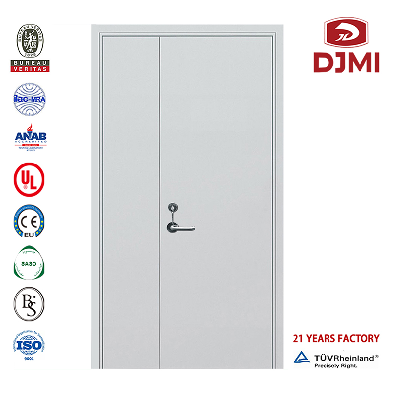 High Quality 90Min Bs Yellow Color 90 Minutes Fire Rated Doors Fire-Proof Steel Door Cheap 30Min Rated Doors With Glass Windows Fire Proof Steel Door Customized Exterior Rated Bs Cheap Price Double Entry Stainless Fire Wind Resistant Steel Door