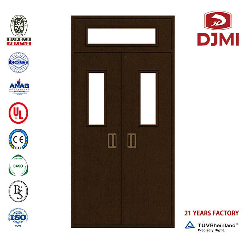 Chinese Factory Stainless Rated Doors Steel Fire Door With Panic Push Bar High Quality Doulble With Oem Service Fire Rated Steel Door Cheap Stainless Security Interior Fire Doors Steel Fireproof Door With Push Bar