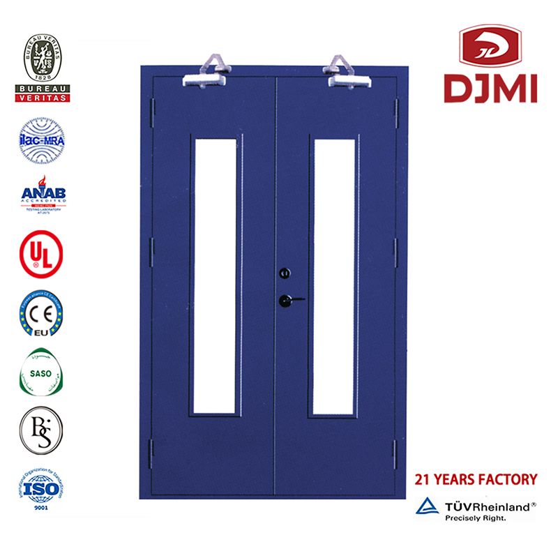 High Quality And Timber Doors Residential Rated Galvanised 2Hour Steel Fire Door Cheap Commercial With Lable Double Leaf Factory Rated Doors Single Fire Steel Door Customized Folio Self Closed 90 Minute Doors Steel Fire Rated /Proof Door
