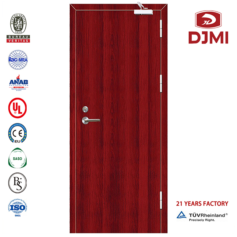 New Settings Stainless Profile For 3 Hour Fire-Rated Door With Window High Quality Fire Rated Double Leaf Entry Exterior Steel Doors Chinese Factory 2 Hours Doors Single Double Swing No Window Rated For Building School Fire Proof Steel Door