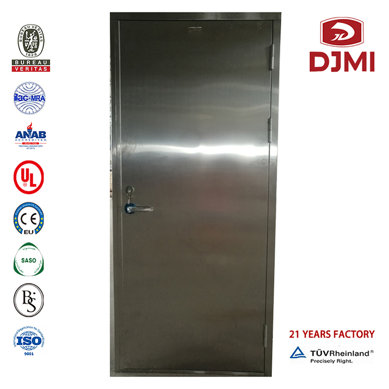 New Settings Poor Metal Doors Steel Fire Rated Door With Panic Push Bar Chinese Factory Listed Apartment Fireproof Building Emergency Price Fire Rated Steel Door High Quality Profiles Fm Fire Rated Door Stainless Steel Security Doors