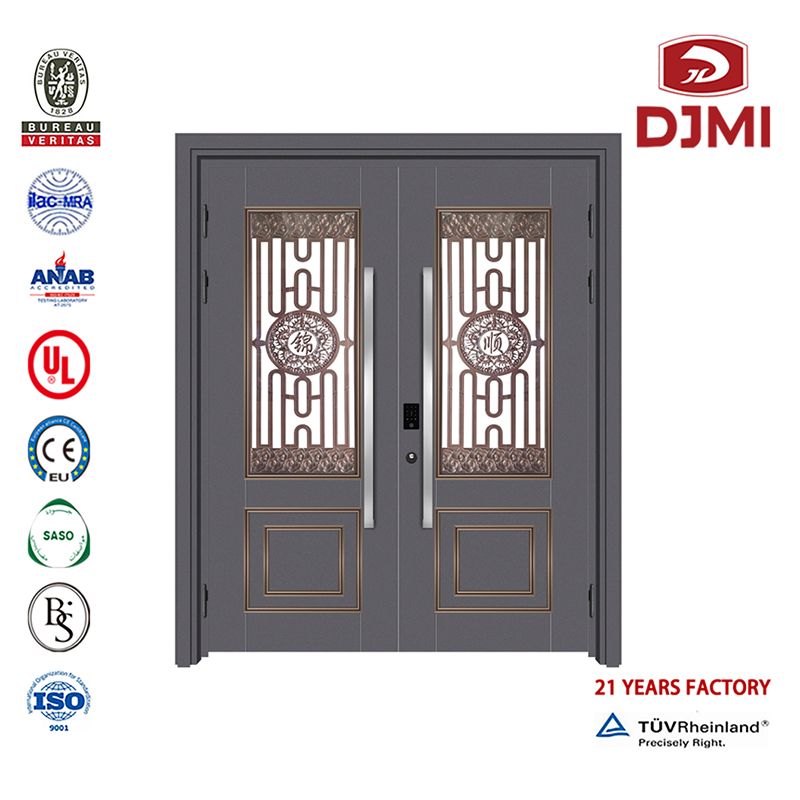Chinese Factory Luxury Entry Security Colored Stainless Steel Storm Door High Quality Exterior Colored Stainless Single Door Steel Sheet Cheap 1Mm Thick Sheet Machine Stamped Steel Door Skin