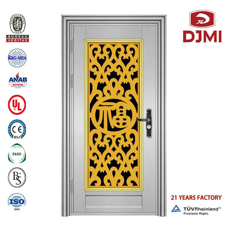 Chinese Factory High Quality Double Design Style Stainless Steel Door Frame High Quality Fire Prevention Double Design Stainless Steel Door Security Cheap Luxury Design Of Safety Front Entry Frame Stainless Steel Door Price
