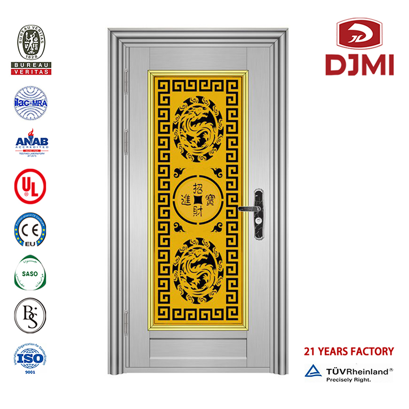 Customized Design With Ss304 # One And Half Frame Stainless Steel Front Door New Settings Double Doors Exterior House Front Grill Design Stainless Steel Door Chinese Factory High Quality Double Design Style Stainless Steel Door Frame