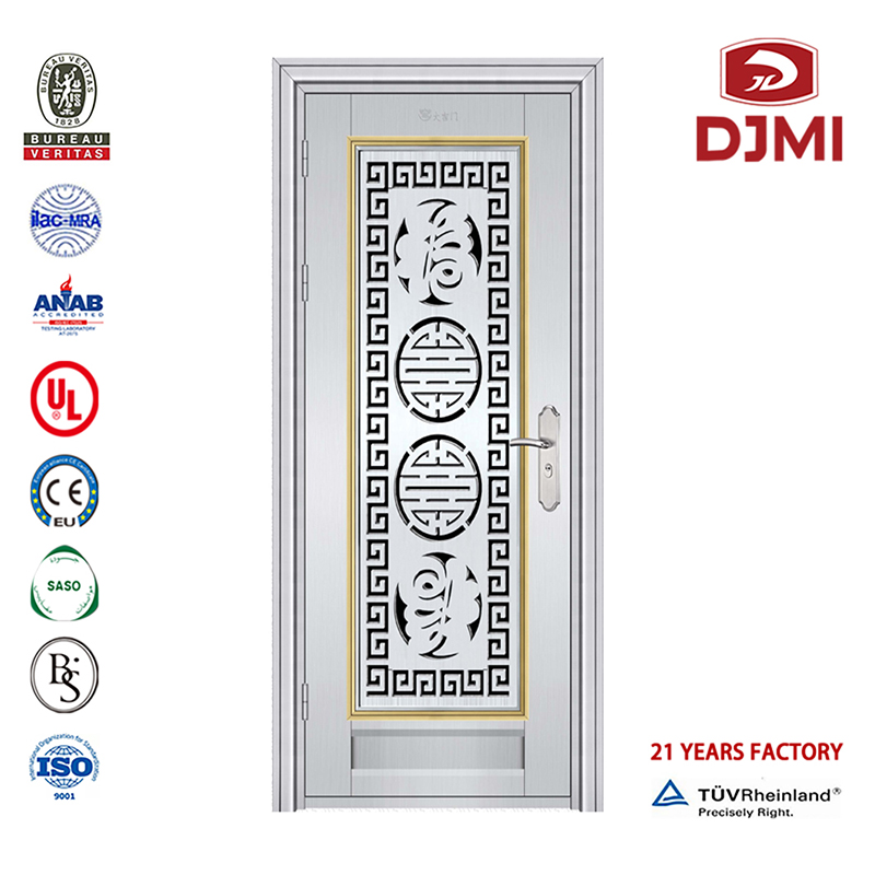 Cheap Swing 304#/201# Main Entrance 304 Single Stainless Steel Door Design Customized Design With Ss304 # One And Half Frame Stainless Steel Front Door New Settings Double Doors Exterior House Front Grill Design Stainless Steel Door