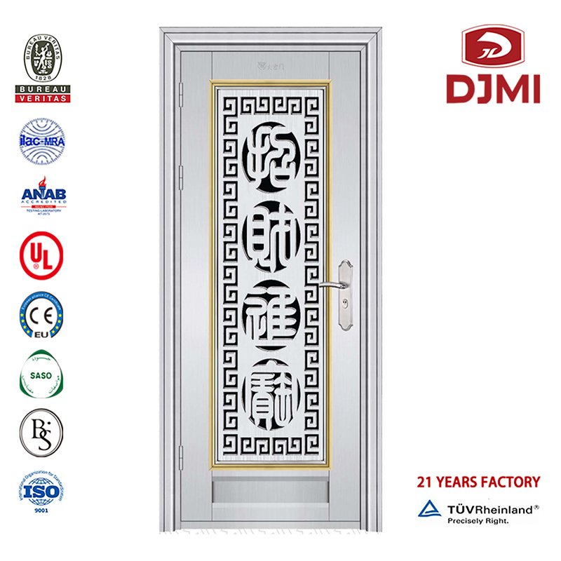 High Quality Safety Uniqeu Finished 304 Single Design Price Stainless Steel Grill Door Cheap Swing 304#/201# Main Entrance 304 Single Stainless Steel Door Design Customized Design With Ss304 # One And Half Frame Stainless Steel Front Door