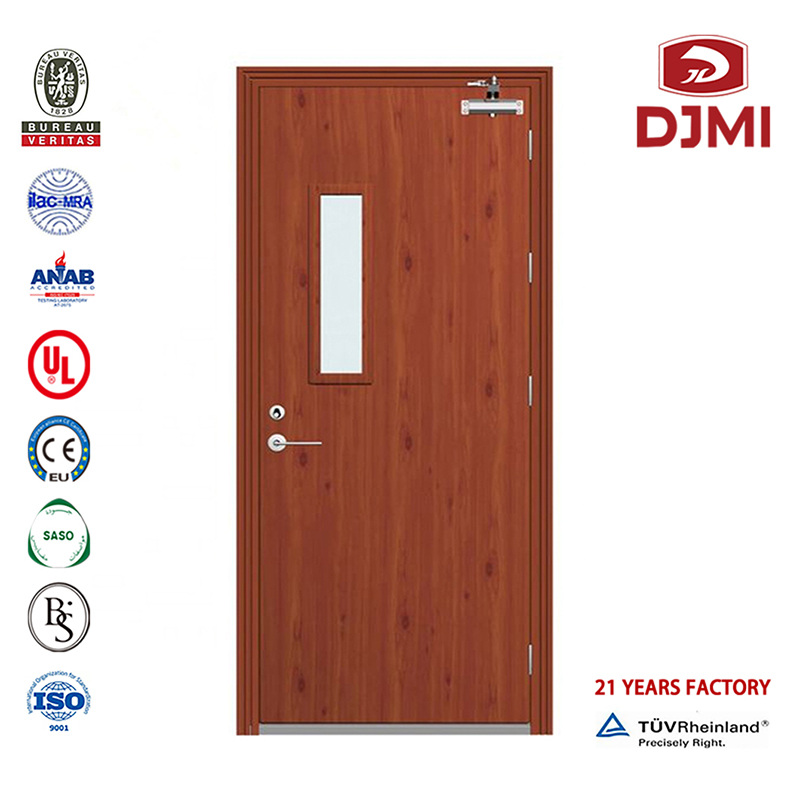 Cheap Ul Listed 20 Minutes Steel And Wood Fire Resistance Door Customized Laminate Designs Fire Rated Cheap Price Fire-Proof Wooden Door Chinese Factory Flush Timber Double Door 1 Hour Fire Doors