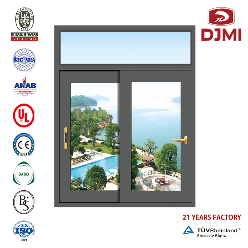 New Design Fixed Small For Ventilation Sliding Window Brand New Aluminum Fixed Thermal Protection Glass Sliding Slide Window Hot Selling Thermal Break For Passive House Aluminum Sliding Window