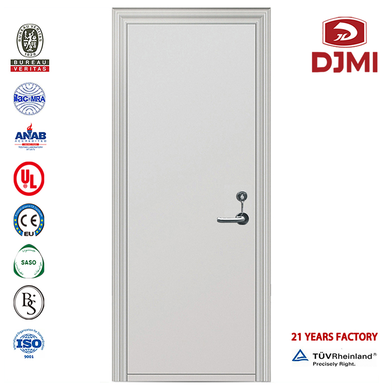Cheap Doors High Quality Entrance Rated With Glass Hotel Fire Steel Door Customized Rated Proof Resistance Main Resistant 1.5 Hours Steel Fire Door New Settings Double Leaf With Panic Bar Exterior Steel Fire Rated Door