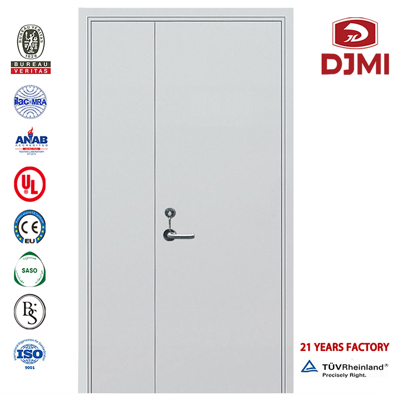 Chinese Factory Exit Metal Super Cold Rolled Fireproof Door In Good Quality Fire Rated Doors Steel High Quality Wholesale American Double Leaf Rated Steel Fire Resistance Door Cheap Doors High Quality Entrance Rated With Glass Hotel Fire Steel Door