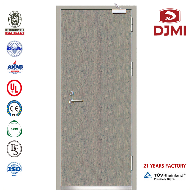 Chinese Factory In Commercial Engine Access A Heat Resistance Steel Fire Door High Quality 2 Panels Bs A Fire With Internal Safety Glue Blast Proof Steel Door Cheap Rated Fire Exit Steel Theft Proof Door