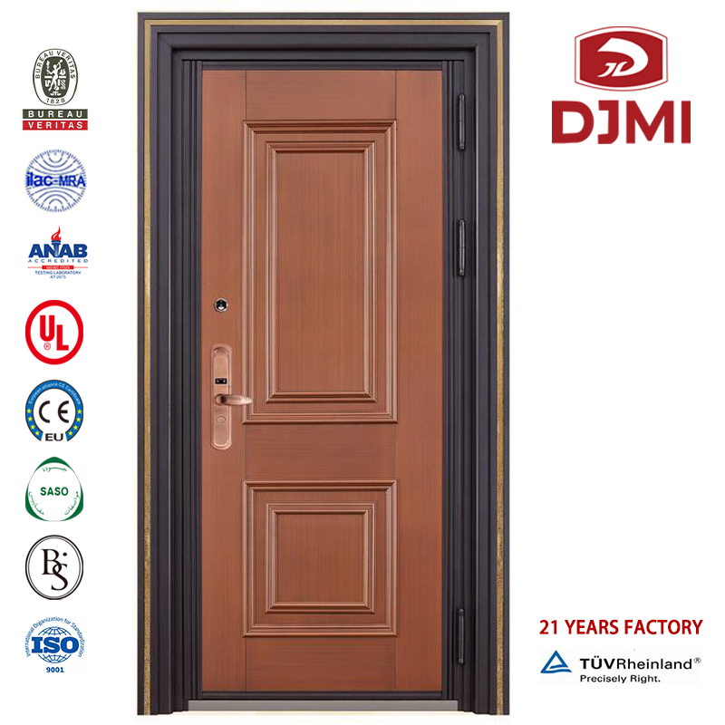 With Casted Aluminium Panel Customized Wood Armored Security Steel Wooden Casting Aluminium Slab Armoured Door New Settings Latest Decorate Low-E Glass Main Wholesale Customized Size Security Design Residential Safety Turkish Steel Wood Armoured Door