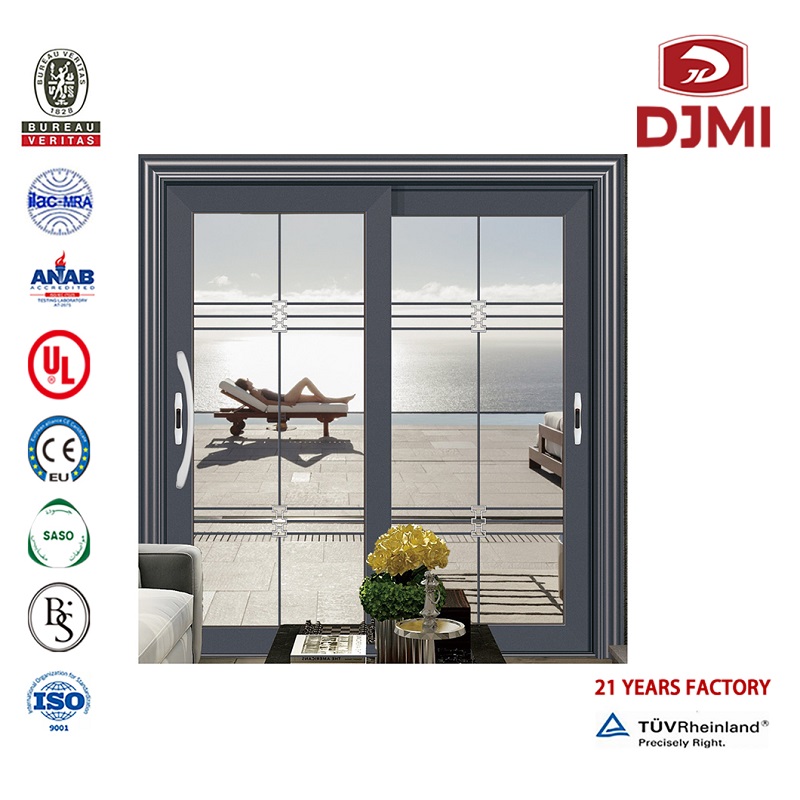 Doors And Windows Hot Selling Sliding Four Panel Aluminum Track Double Tempered Glass Chinese Manufacturer Commercial Door Customize Aluminum Interior Doors Synchronized Sliding Chinese Manufacturer Commercial Door
